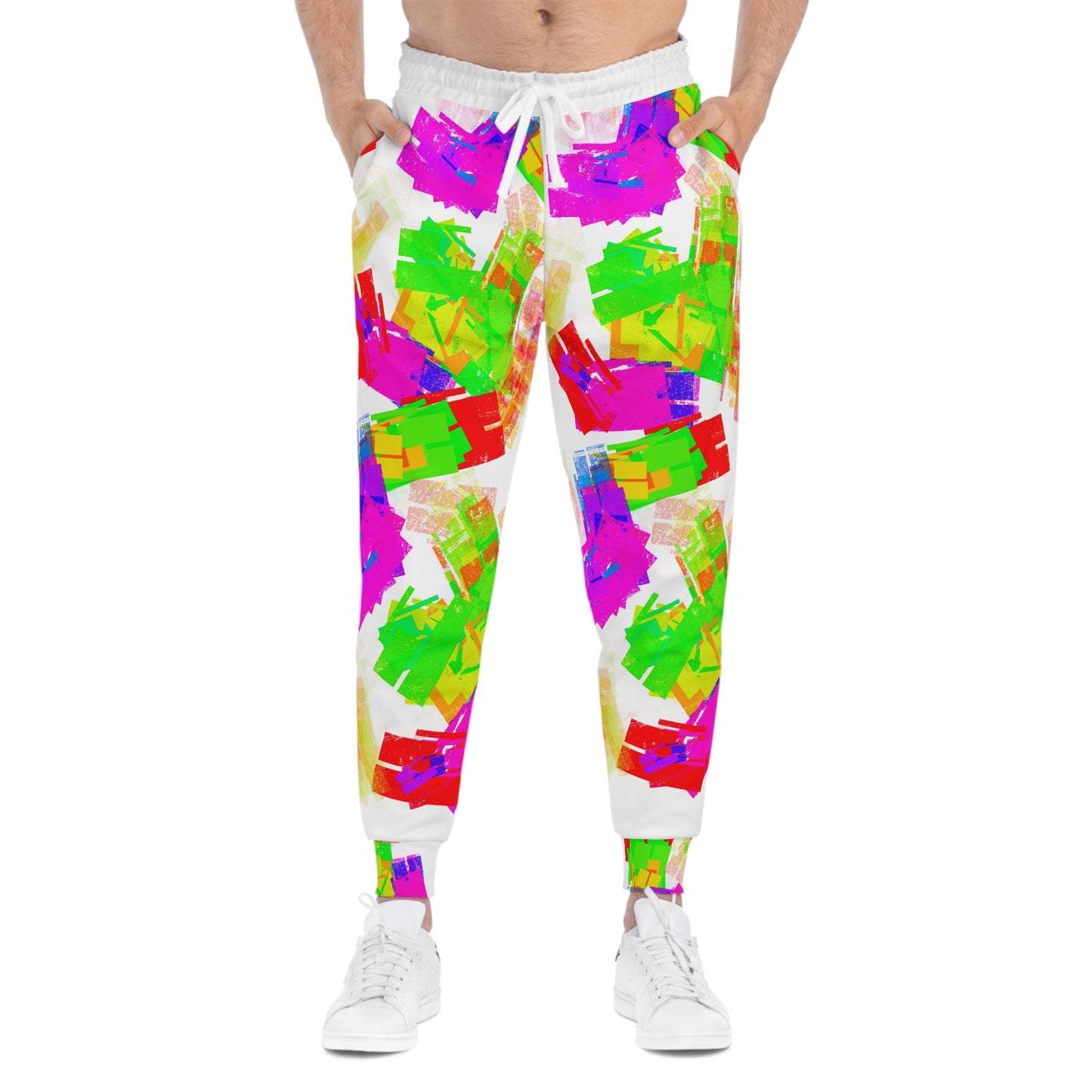 Custom Joggers with All-Over Print Design - Cozy Unisex Fit - Personalized Athletic Pants